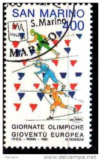 PIA - SMA - 1993 : Avvenimenti Sportivi Del 1993  - (SAS 1366-71) - Oblitérés