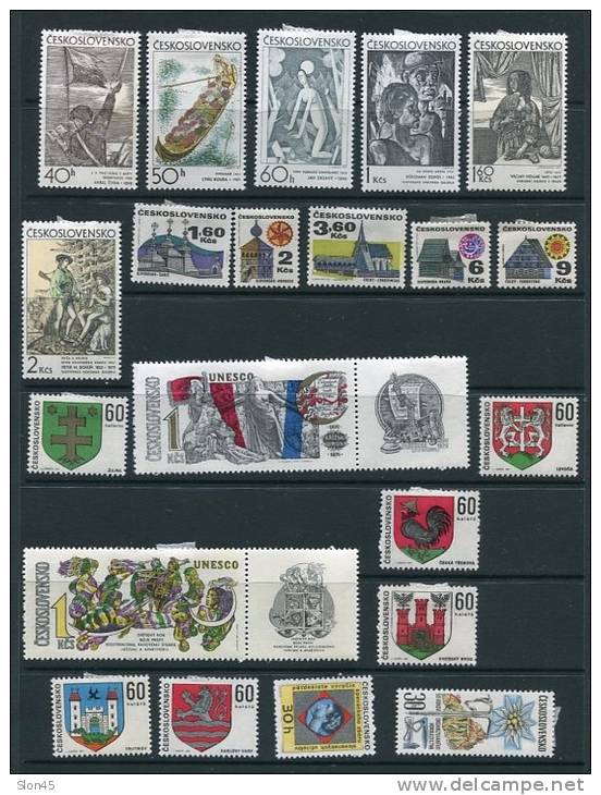 Czechoslovakia  1971 Mi 1981-2049 MH Complete Year  (-1 Stmps) Cv 63 Euro - Volledig Jaar