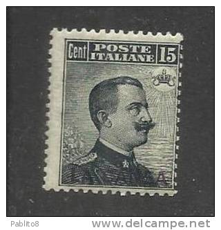 LA CANEA 1907 - 1912 SOPRASTAMPATO D'ITALIA ITALY OVERPRINTED CENT. 15 C MNH - La Canea