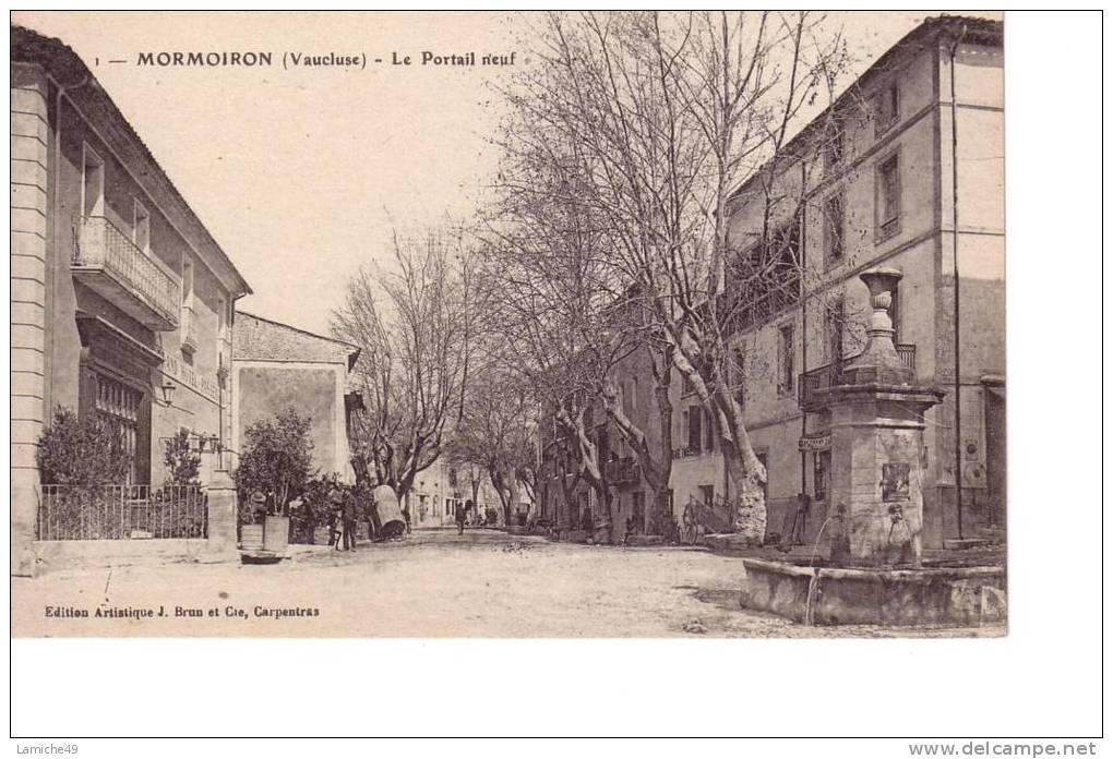 MORMOIRON Le Portail Neuf ( Fontaine Charrette ) - Mormoiron
