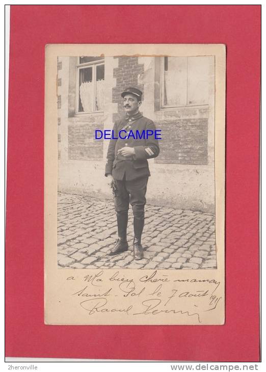 Carte Photo - SAINT POL ( Sur Ternoise ? ) - Militaire Du 26e Régiment - Le 7 Aout 1915 - Autres & Non Classés