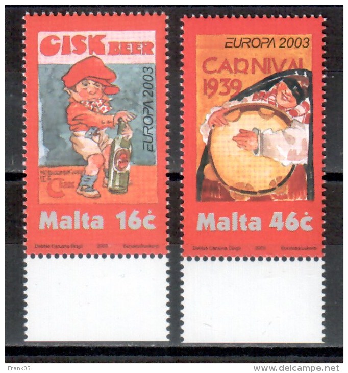 Malta / Malte 2003 Satz/set EUROPA ** - 2003