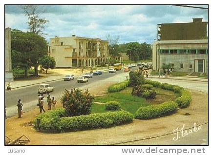 POINTE-NOIRE - Place Antonetti, La Mairie (pli Angle N-O) - Pointe-Noire