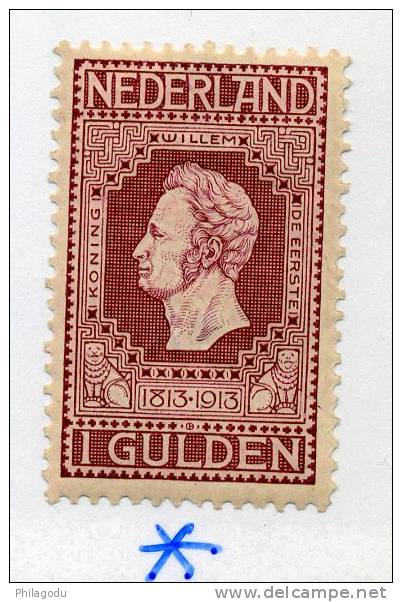 Guillaume 1er, N° 90*, Cote 60 €, - Unused Stamps