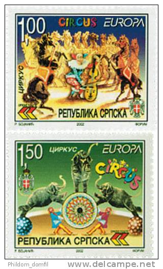 Ref. 100535 * NEW *  - BOSNIA-HERZEGOVINA. Serbian Adm. . 2002. EUROPA CEPT. GREAT DISCOVERIES. EUROPA CEPT. GRANDES DES - Bosnie-Herzegovine