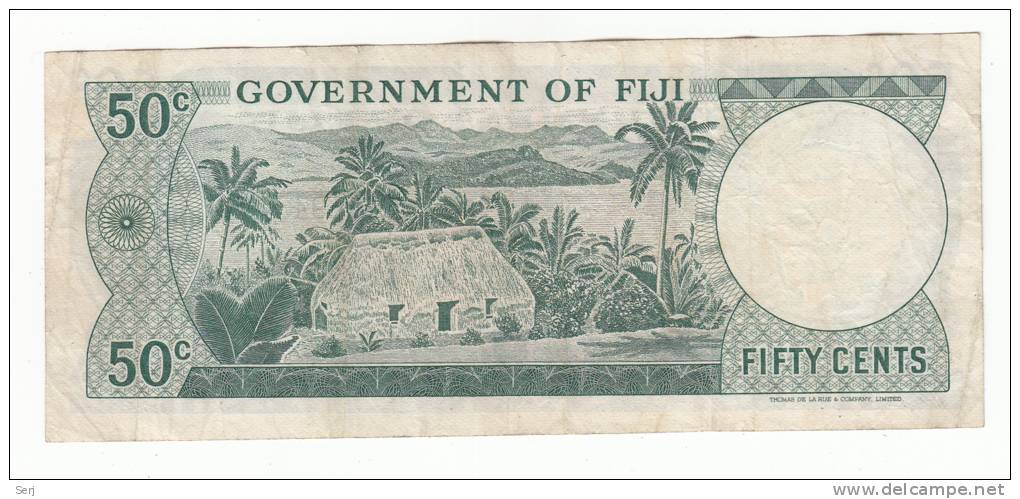 FIJI 50 CENTS 1969 VF P 58a  58 A - Fidji