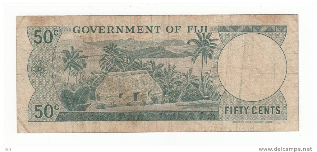 FIJI 50 CENTS 1969 AVF P 58a  58 A - Fidschi