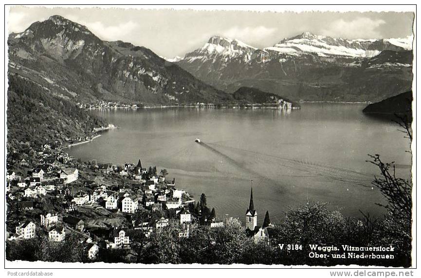 Weggis. Vitznauerstock - Ober- Und Niederbauen - Bauen