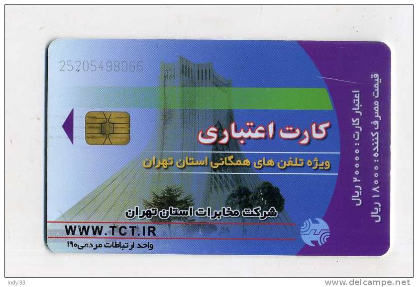 - TELECARTE IRAN . - Irán