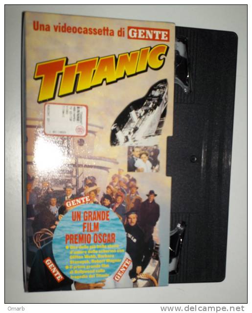 Alt105 Videocassetta VHS - Film Da Premio Oscar -  Titanic, Allegato A Rivista Gente Anni 80-90 - Classiques