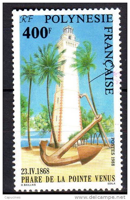 POLYNESIE - 1988: Ancre Et Phare (N° 302**) - Nuevos