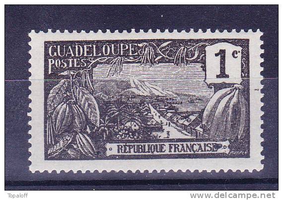 Guadeloupe N°55 Noir Sur Gris  Neuf Sans Charniere - Neufs