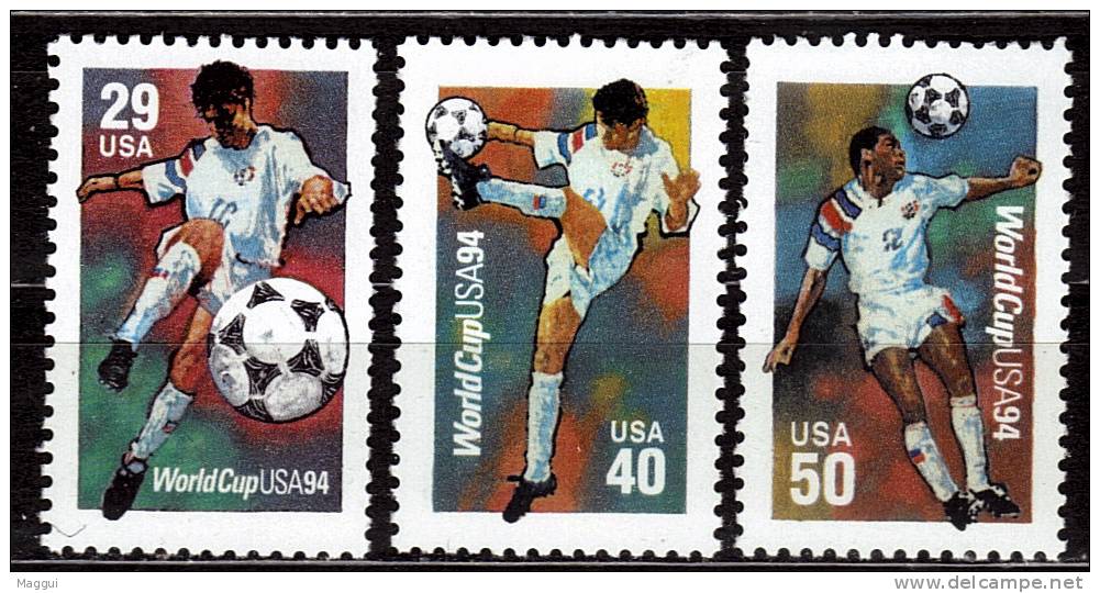 USA  N° 2239/41   * *    Cup 1994  Football  Soccer  Fussball - 1994 – États-Unis