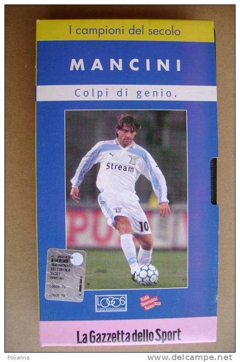 PBH/45 I Campioni Del Secolo- MANCINI - CALCIO - ROMA  VHS - Sport