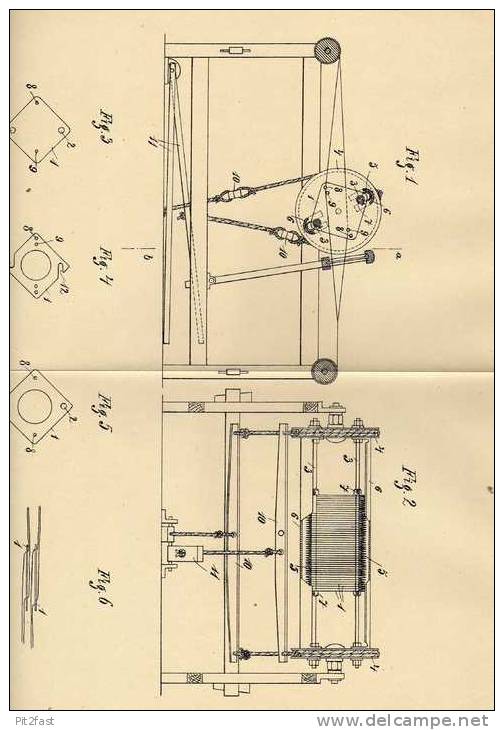 Original Patentschrift -  J. Mattern In Niklasdorf , Österr.-Schles., 1905 , Vorrichtung Für Webstuhl , Weberei !!! - Historische Dokumente