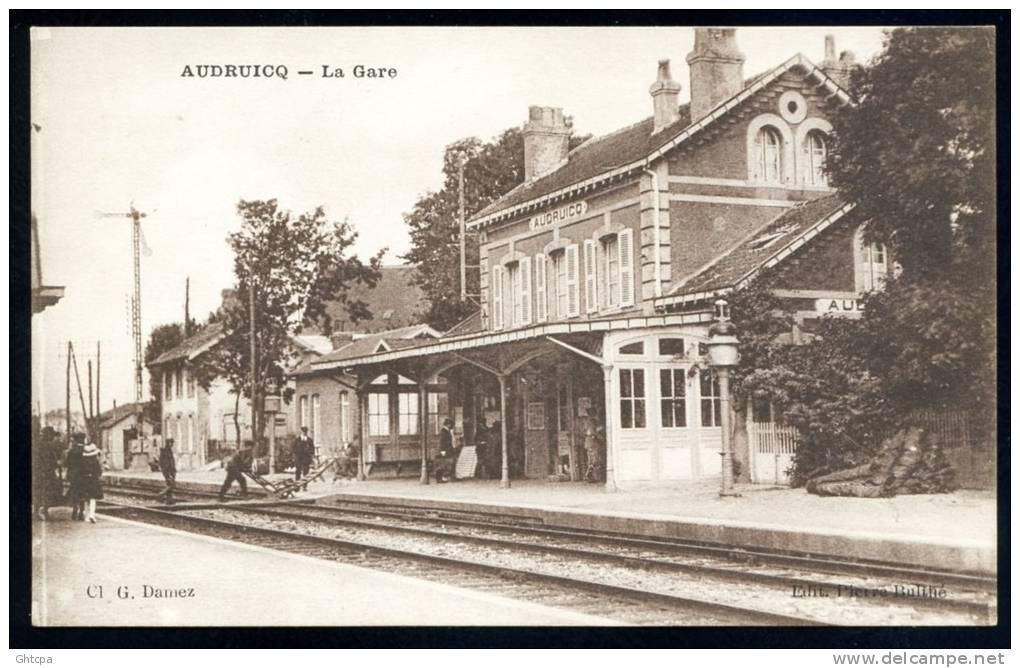 CPA.  AUDRUICQ. La Gare. - Audruicq