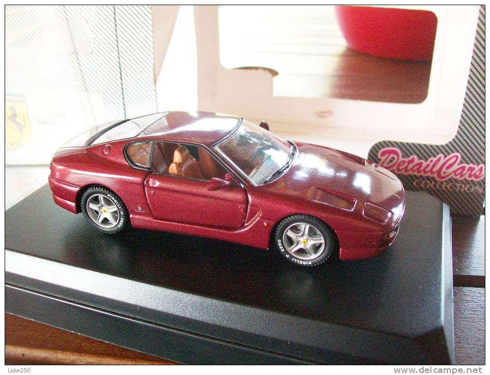 DETAIL CARS - FERRARI   456 GT AVEC SA BOITE Scala 1/43 - DetailCars