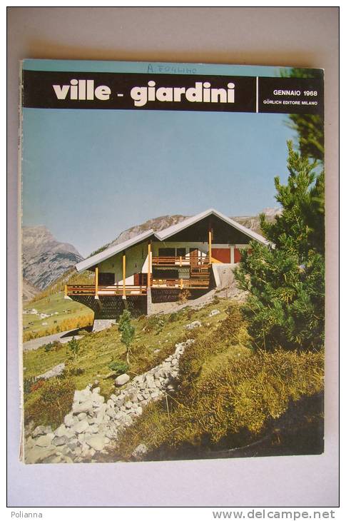 RA#01#01 VILLE - GIARDINI Gorlich Ed. 1968/MURGIA/CIVIDALE DEL FRIULI/BERGAMO/VILLA CICOGNA-MOZZONI A BISUSCHIO - Kunst, Design, Decoratie