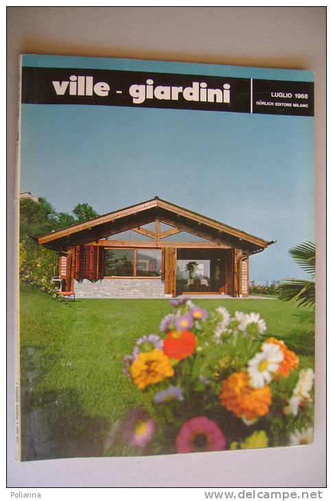 RA#01#07 VILLE - GIARDINI Gorlich Ed.1968/SARSINA DINTORNI/LAGO D'ISEO/GIARDINO VENEZUELANO/PUNTA ALA/DESENZANO DINTORNI - Kunst, Design, Decoratie