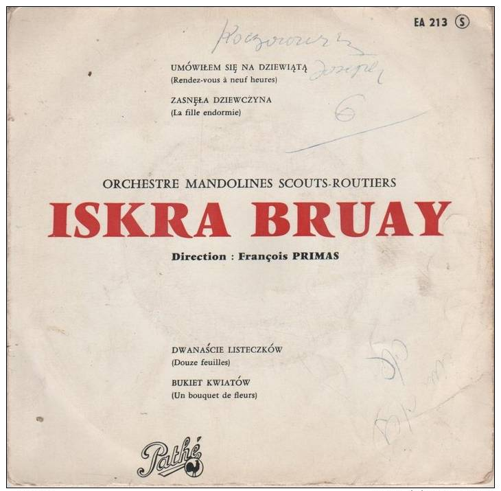 EP 45T Regional RARE ISKRA DE BRUAY - Autres - Musique Française