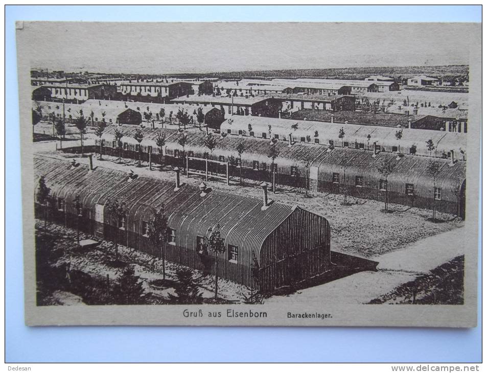 CPA Grub Aus Elsenborn Barackenlager 1938 -  MU02 - Elsenborn (camp)