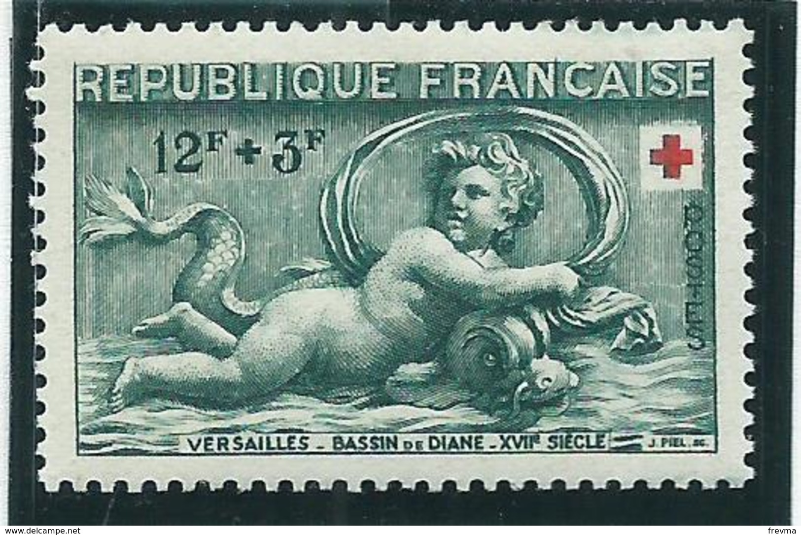 Timbre France Neuf ** N° 937-38 - Cruz Roja