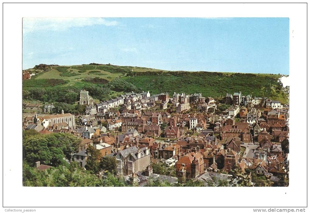 Cp, Angleterre, Old Hastings, From The West Hill - Hastings