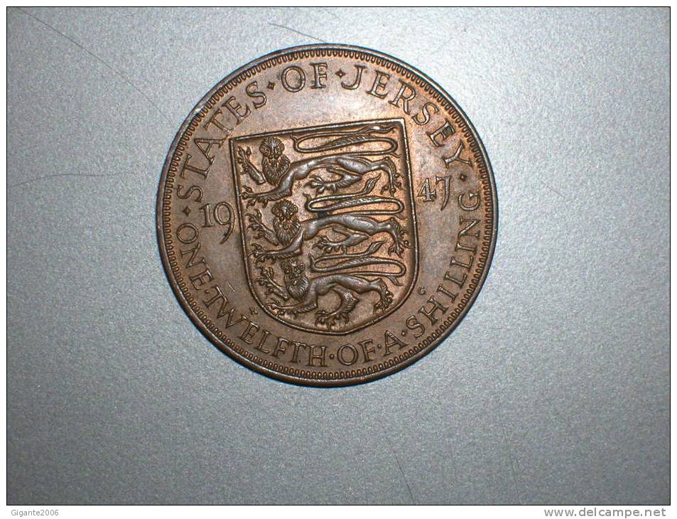 Jersey 1/12 Shilling 1947 (3530) - Jersey