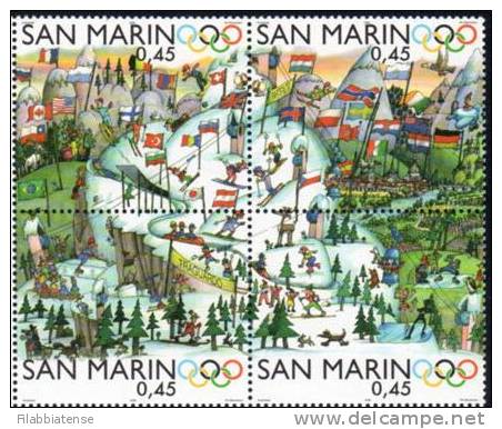 2006 - San Marino 2094/97 Olimpiadi Torino  +++++++++ - Invierno 2006: Turín