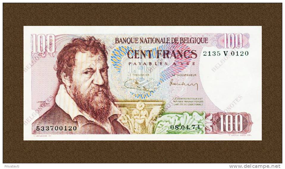 *Belgie - Belgique* 100 Francs Lombard * 1974 * Lot 0120* - Other & Unclassified