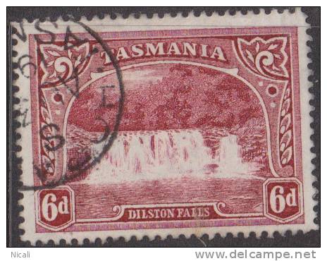 TASMANIA 1899 6d Dilston Fall SG 236 VGU XM711 - Used Stamps