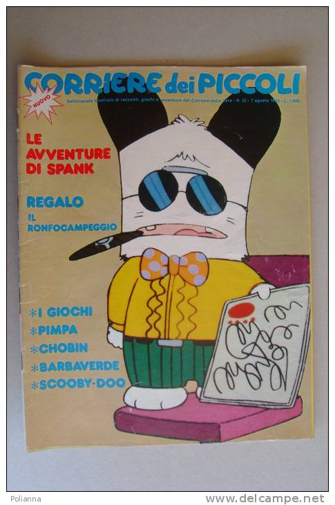 RA#02#06 CORRIERE DEI PICCOLI N.33 Agosto 1983/FUMETTI MANGA/HELLO SPANK/STEFY/CARNEVALI/BARBAVERDE/GIOCO JACOVITTI - Corriere Dei Piccoli