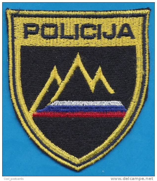 SLOVENIA, SLOVENIAN POLICE FORCE SLEEVE PATCH - Polizia