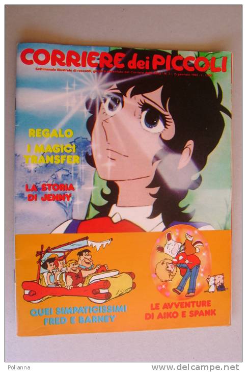 RA#03#01 CORRIERE DEI PICCOLI N.3 Gennaio 1984/FUMETTI MANGA/JENNY TENNISTA/HELLO SPANK/FLINTSTONS/ALTAN/CICCIBUM - Corriere Dei Piccoli