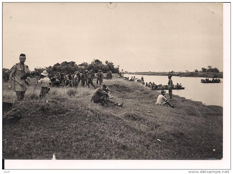 Indochine Annam Tonkin Vietnam Cochinchine Saigon 1945-1954 Guerre Opération En Rivière - War, Military