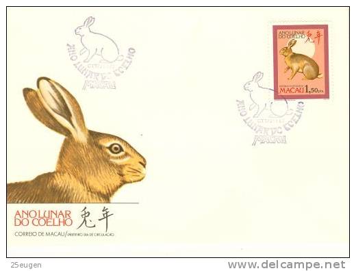 MACAO 1987 MICHEL NO: 568 FDC - FDC