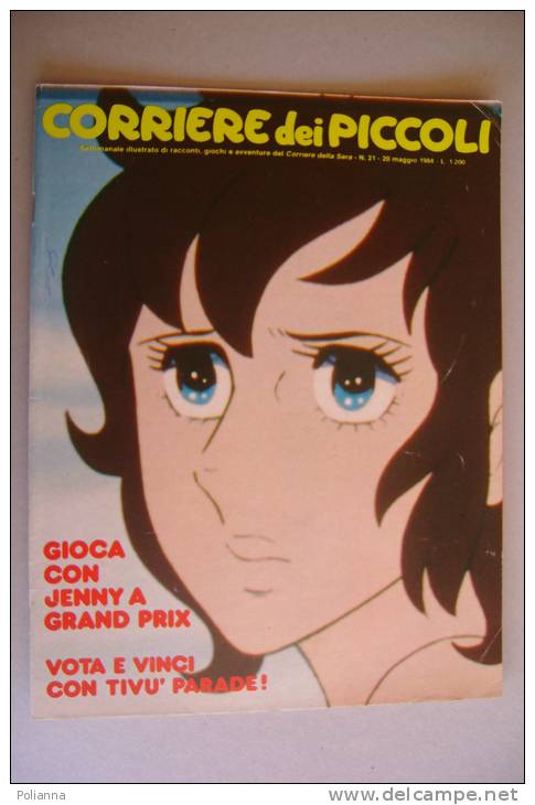 RA#03#13 CORRIERE DEI PICCOLI N.21 Maggio 1984/FUMETTI MANGA/TULIPANO NERO/LADY LOVE/HELLO SPANK/PUFFI/JENNY TENNISTA - Corriere Dei Piccoli