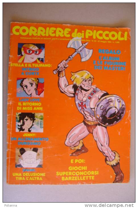 RA#03#14 CORRIERE DEI PICCOLI N.22 Maggio 1984/FUMETTI MANGA/TULIPANO NERO/LADY LOVE/HELLO SPANK/CHOBIN/JENNY TENNISTA - Corriere Dei Piccoli