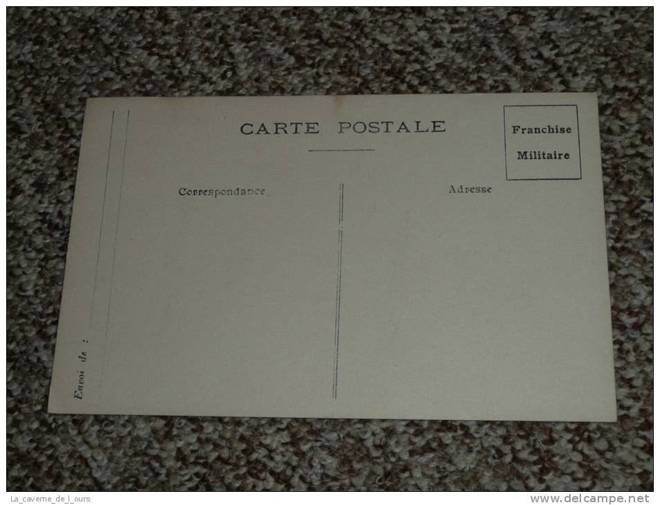 CPA, Carte Postale Vierge  En Franchise Militaire - Autres & Non Classés