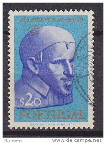 Portugal 1963 Mi. 941     20 C Vinzenz Von Paul, Patron Der Caritas - Oblitérés