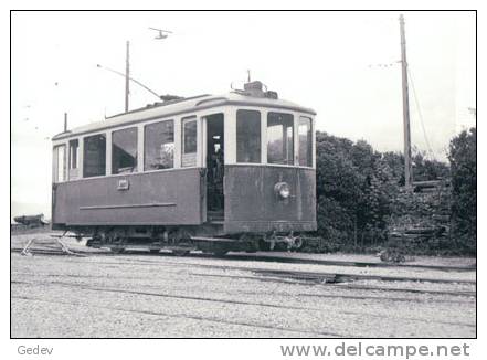 Chemin De Fer Allaman-Aubonne-Gimel, Train à Aubonne  Photo 1948 BVA  220.10 AAG - Allaman