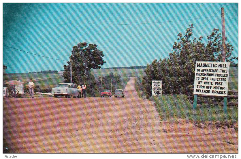 Moncton New Brunswick - Magnetic Hill Vers 1955s -  Cars Voitures - Unused Neuve - Other & Unclassified