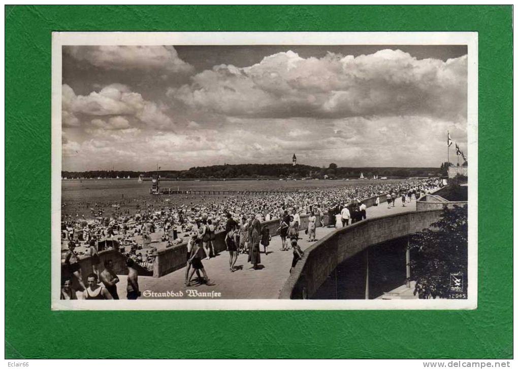 Berlin-Wannsee, Strandbad Wannsee  CPA Animée  Année 1935 - Wannsee