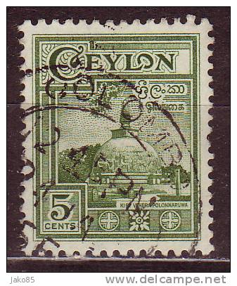 CEYLAN - 1950 - YT N° 281 - Oblitéré  - - Ceylon (...-1947)