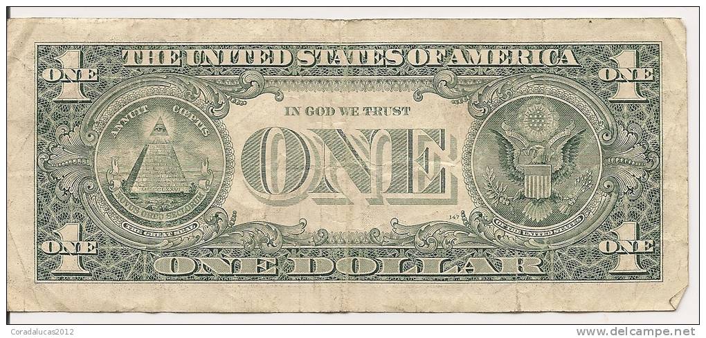 BILLET ONE DOLLAR  SERIE 2006 - Billets De La Federal Reserve (1928-...)