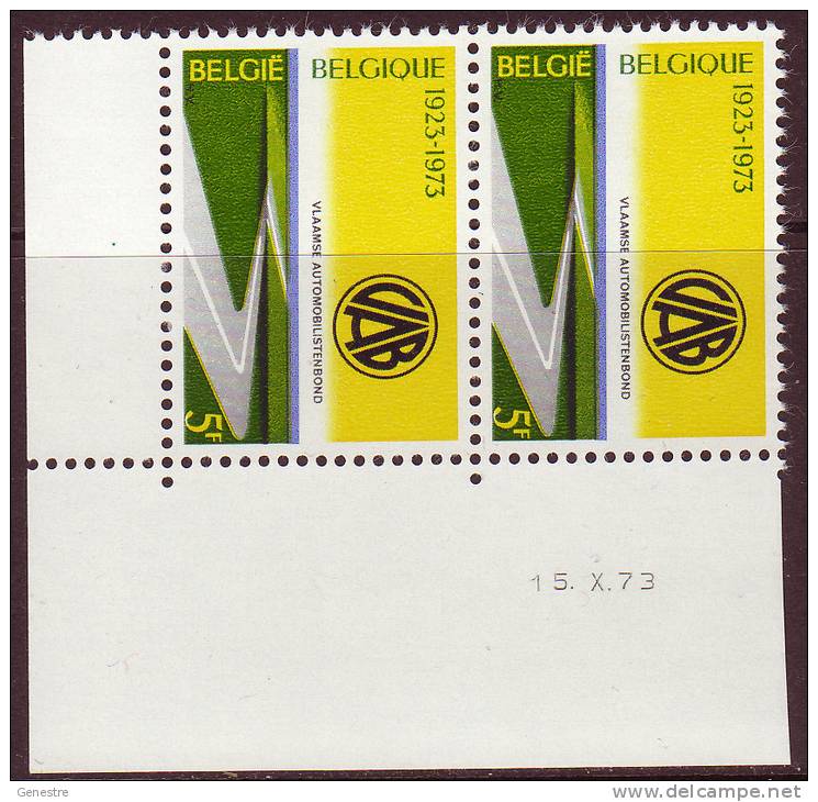 Belgique - 1973 - COB 1689 ** (MNH) - Dated Corners