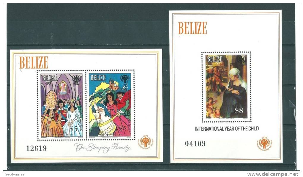 Belize: BF 17/ 18 *  LégèresTraces D'adhérences - Belize (1973-...)