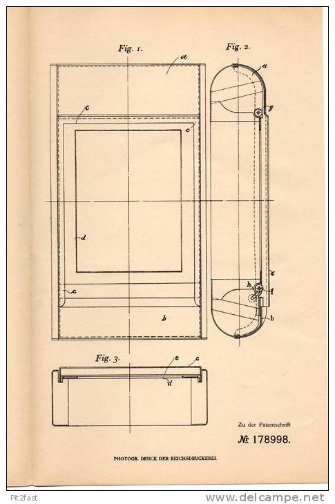 Original Patentschrift - Dr. Lüttke & Arndt In Wandsbeck , 1905 , Roll- Und Plattenkamera , Kamera , Photographie !!! - Appareils Photo