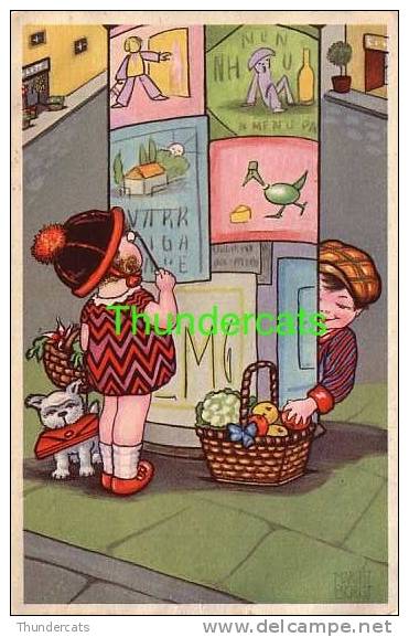 CPA ILLUSTRATEUR  ENFANT DESSIN MARGRET BORISS ** ARTIST SIGNED AMAG POSTCARD DRAWN CHILDREN - Boriss, Margret