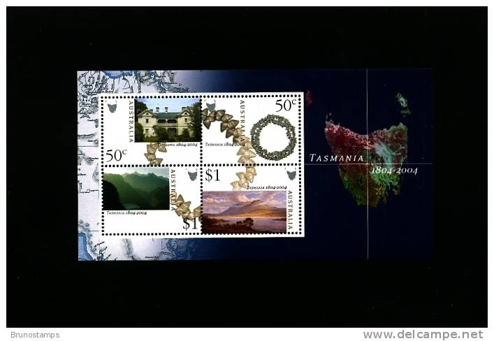 AUSTRALIA - 2004  TASMANIA  MS  MINT NH - Blocs - Feuillets